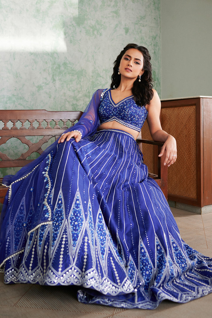 Shraddha Srinath In Blue Sunflower Skirt