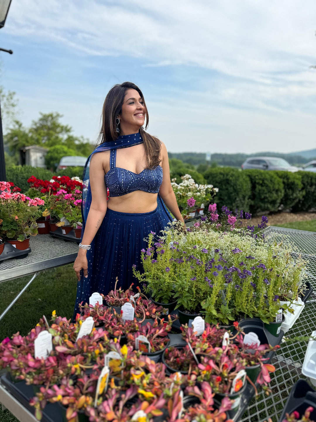 HARLEEN SETHI IN STELLA RUCHED SKIRT