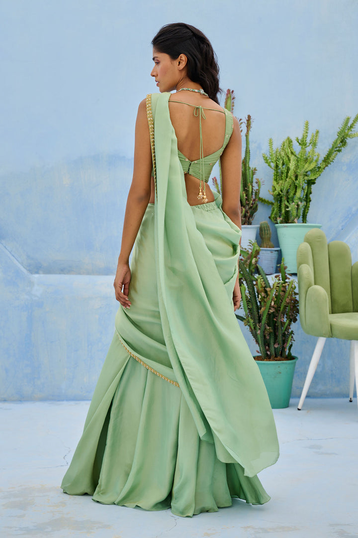 HASEEN PRE-DRAPE SAREE