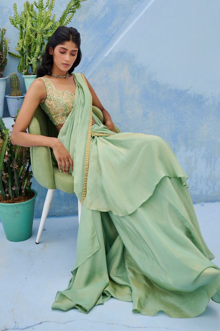 HASEEN PRE-DRAPE SAREE