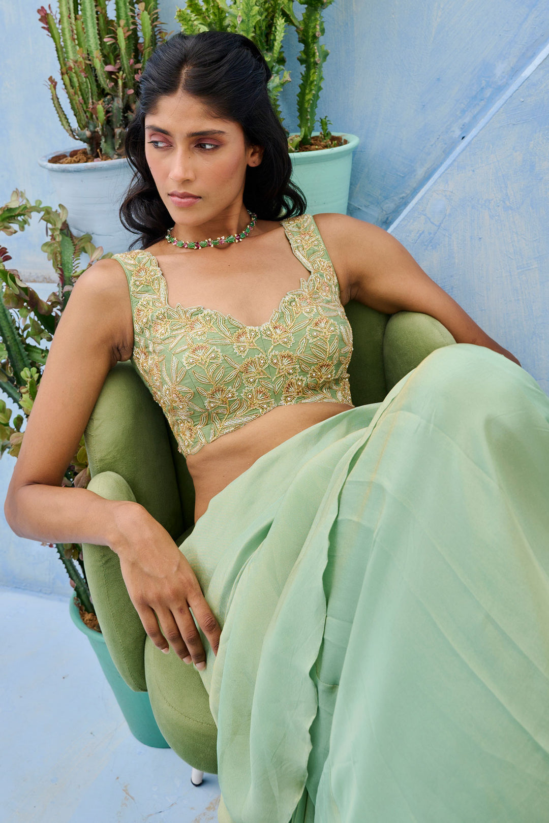 HASEEN PRE-DRAPE SAREE