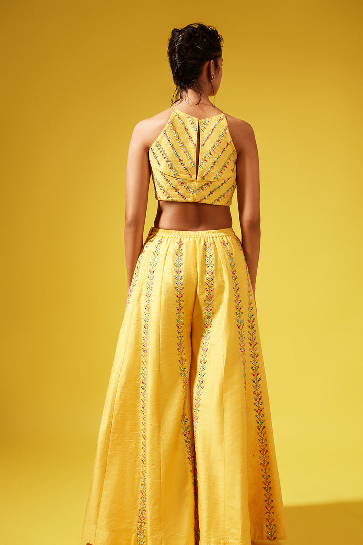 Gina Yellow Pallazzo