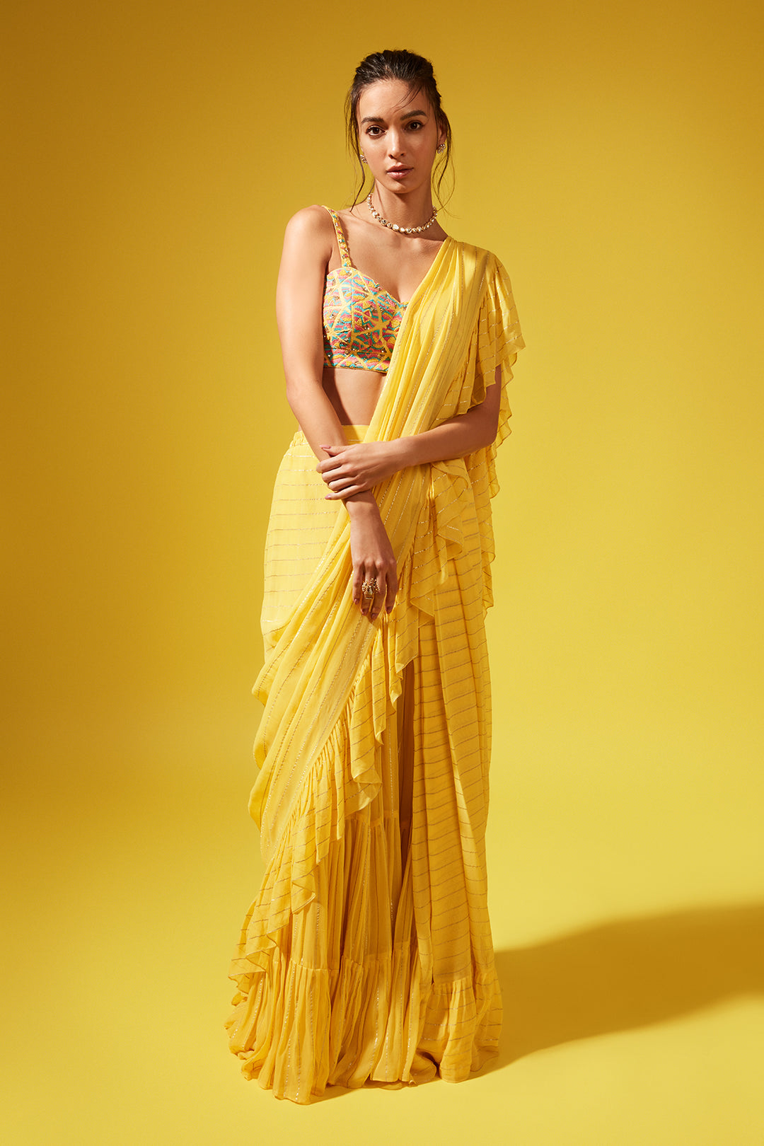 Etsu Pre-Stitch Saree