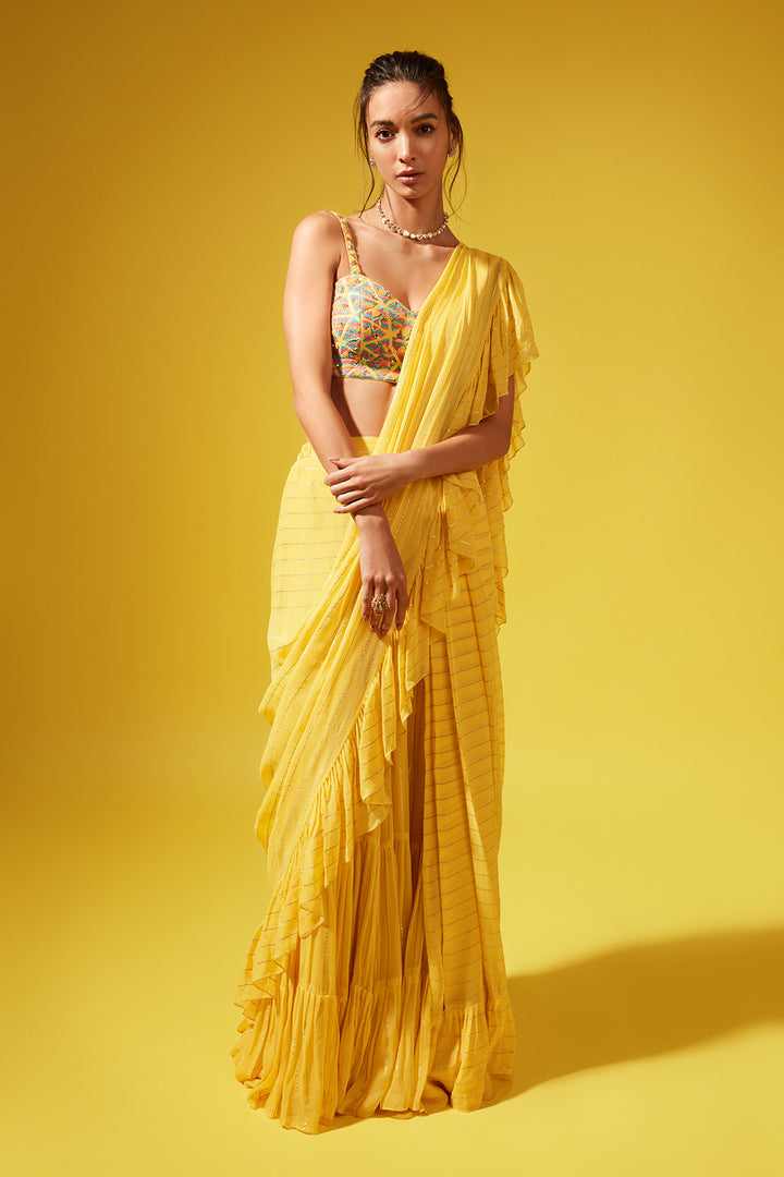 Etsu Pre-Stitch Saree
