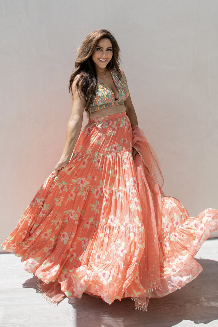 Ami Desai In Meraki skirt set