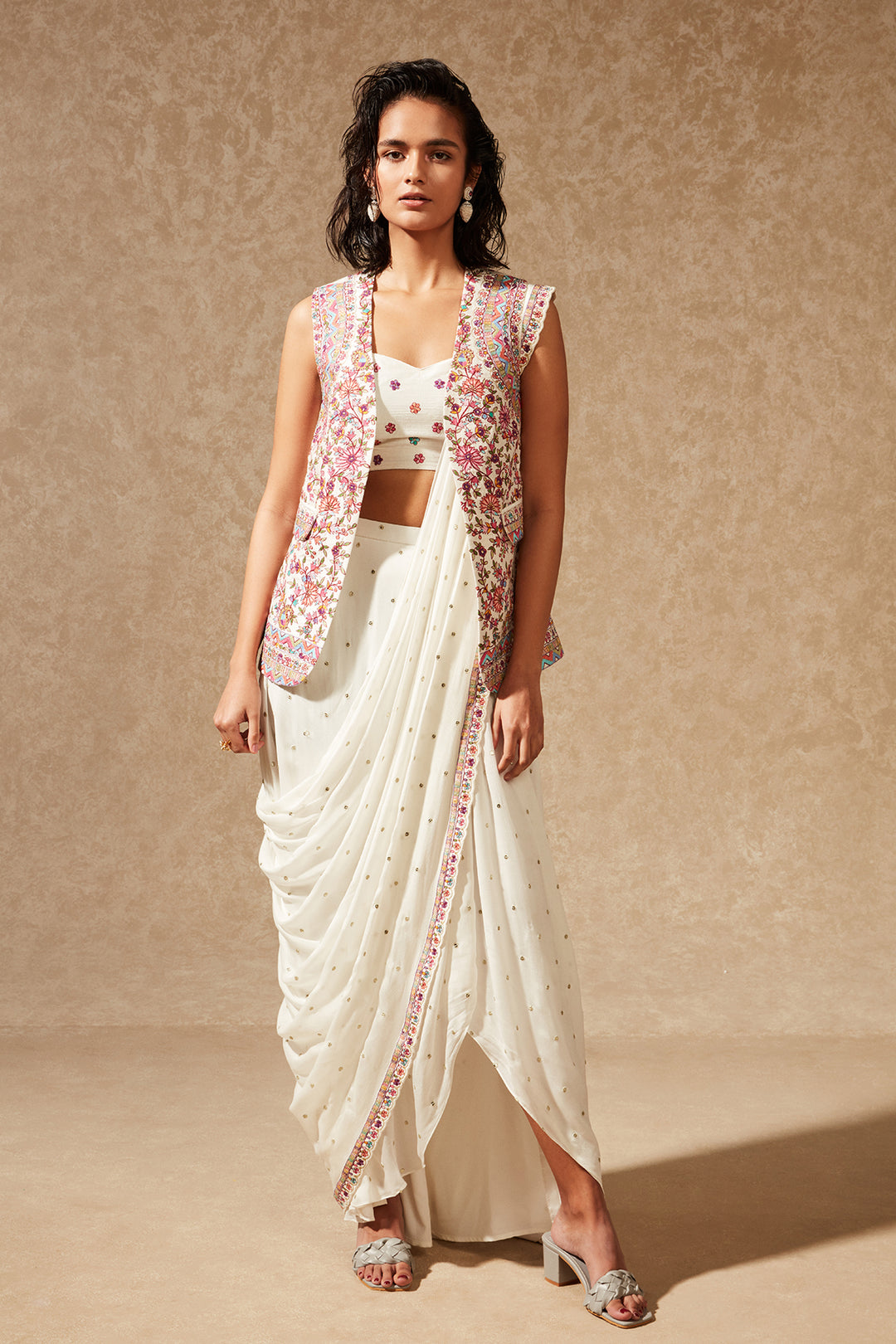 Emaya Blazer Jacket and Saree