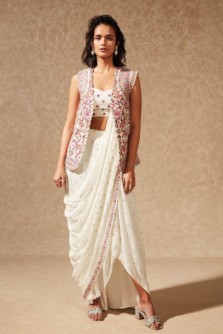 Emaya Blazer Jacket and Saree