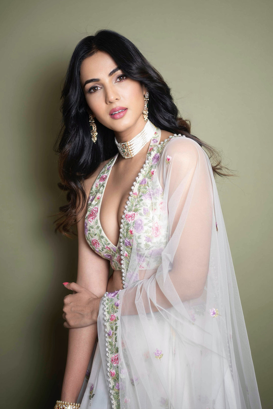 Sonal Chauhan In Lotus Pond