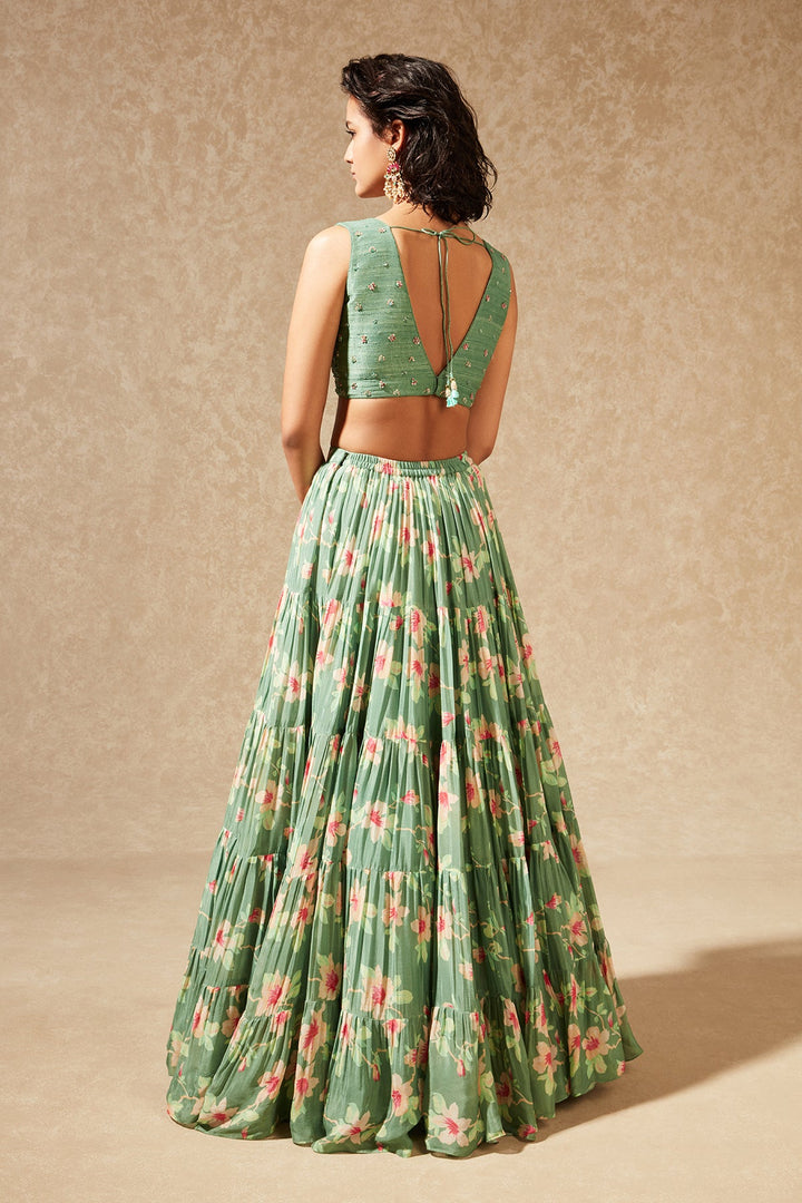 The chicarmoire In Izumi Tiered Skirt