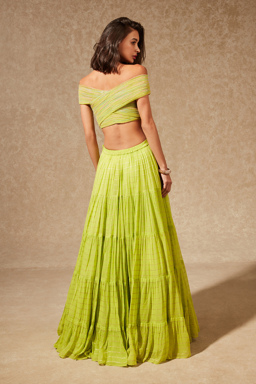 Miyu Off Shoulder Blouse and Skirt