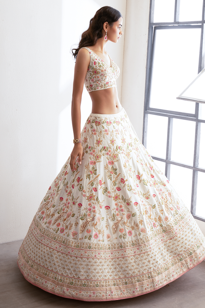 Pooja Hegde in Peacock Lehenga