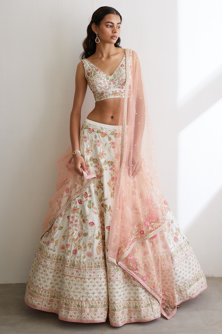 Pooja Hegde in Peacock Lehenga