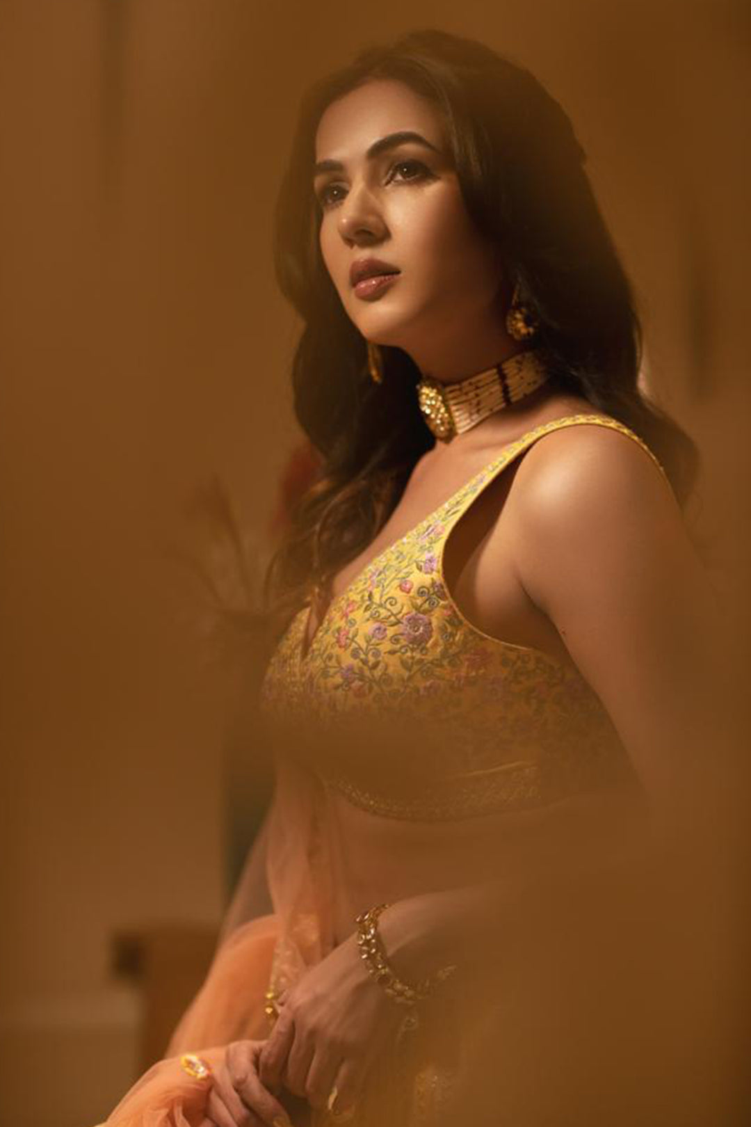 Sonal Chauhan in sunflower