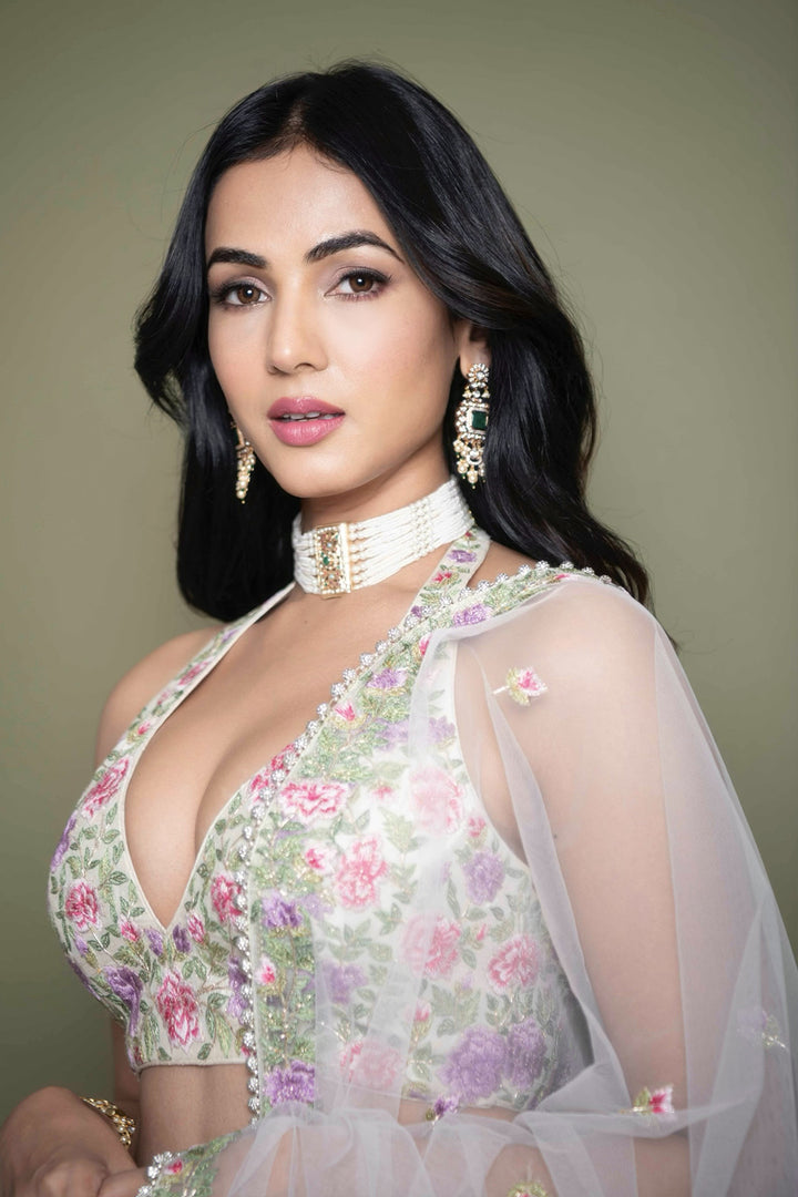 Sonal Chauhan In Lotus Pond
