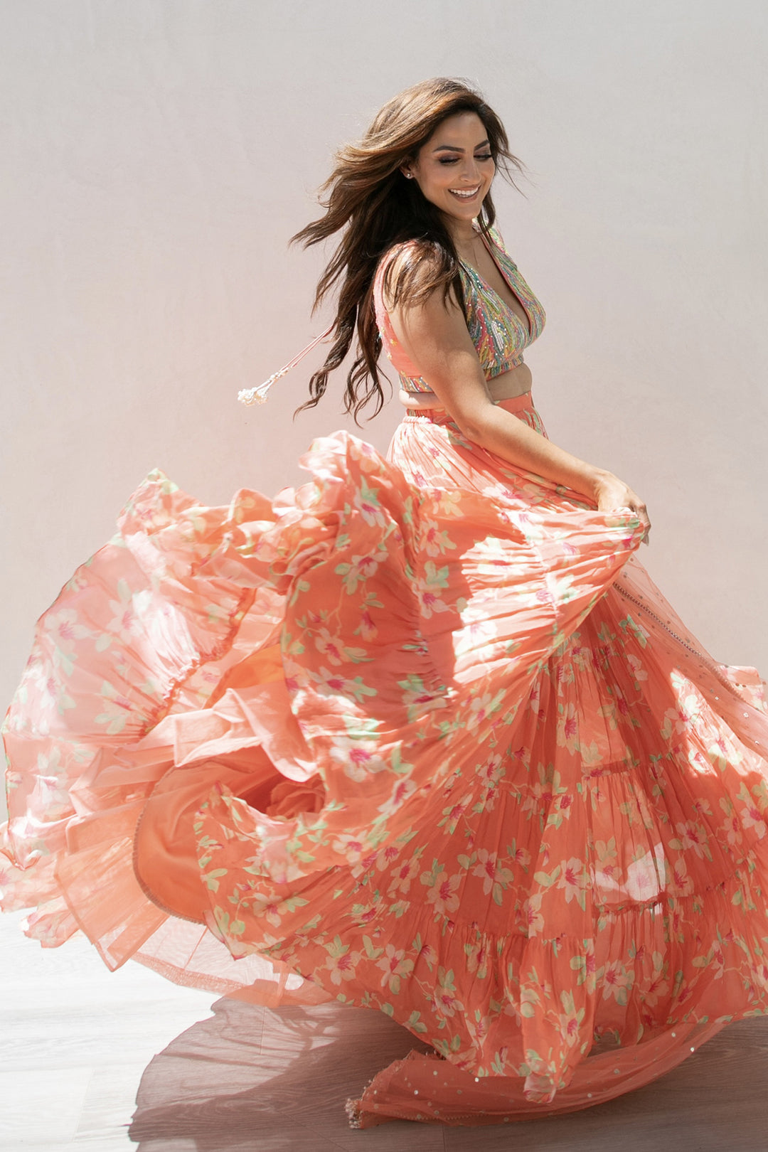 Ami Desai In Meraki skirt set