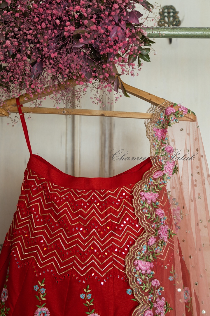 Humming bird red