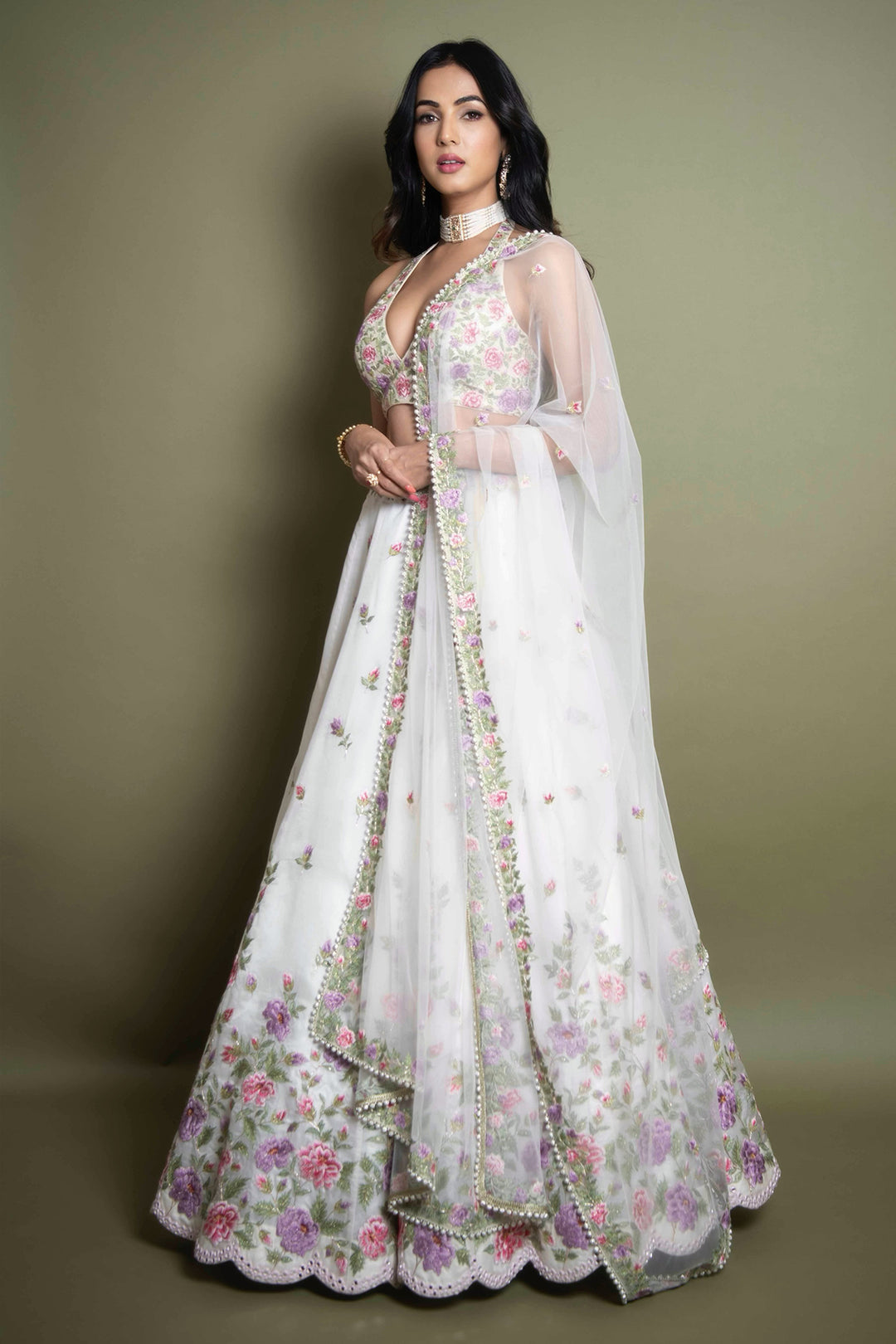 Sonal Chauhan In Lotus Pond