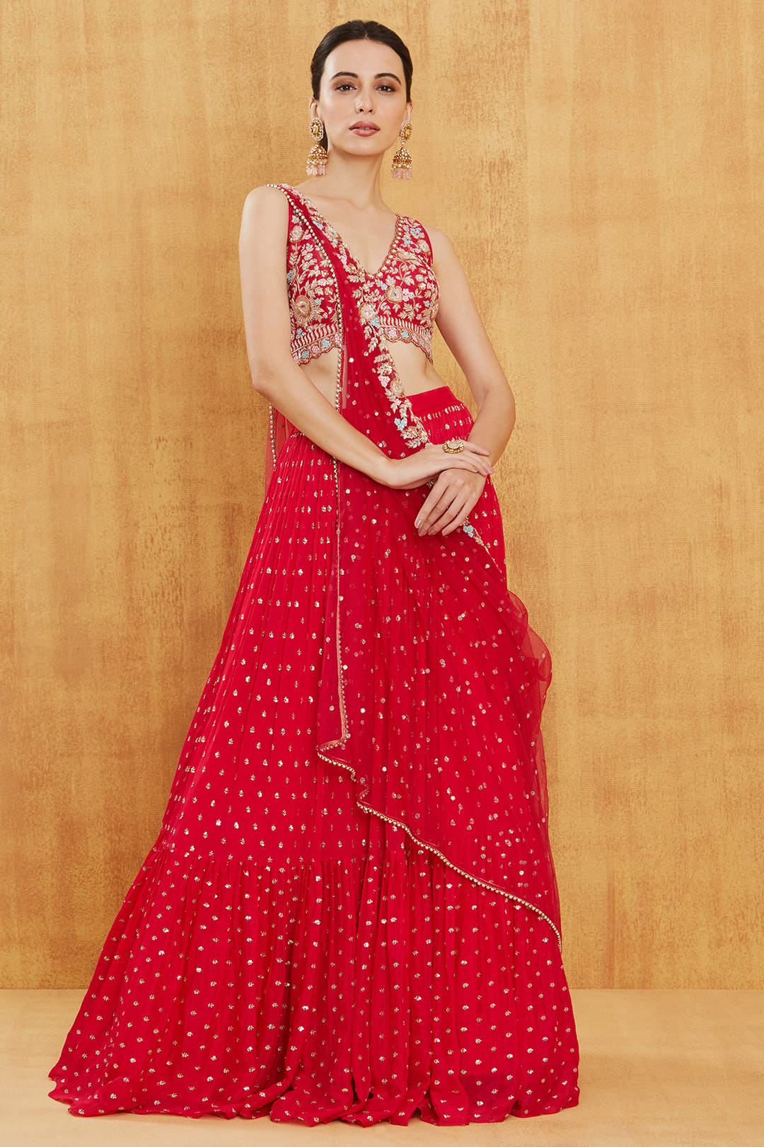 Simran Lutharia in Bright Pink Meadow