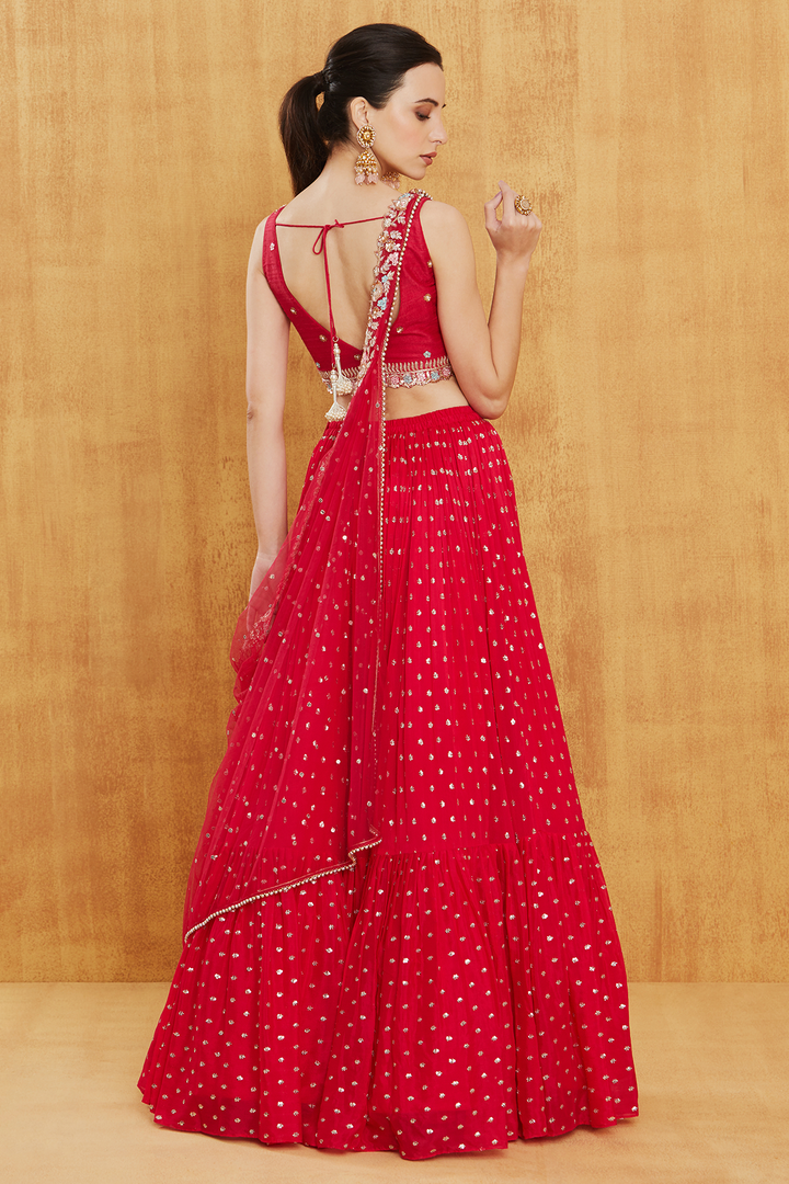 Simran Lutharia in Bright Pink Meadow