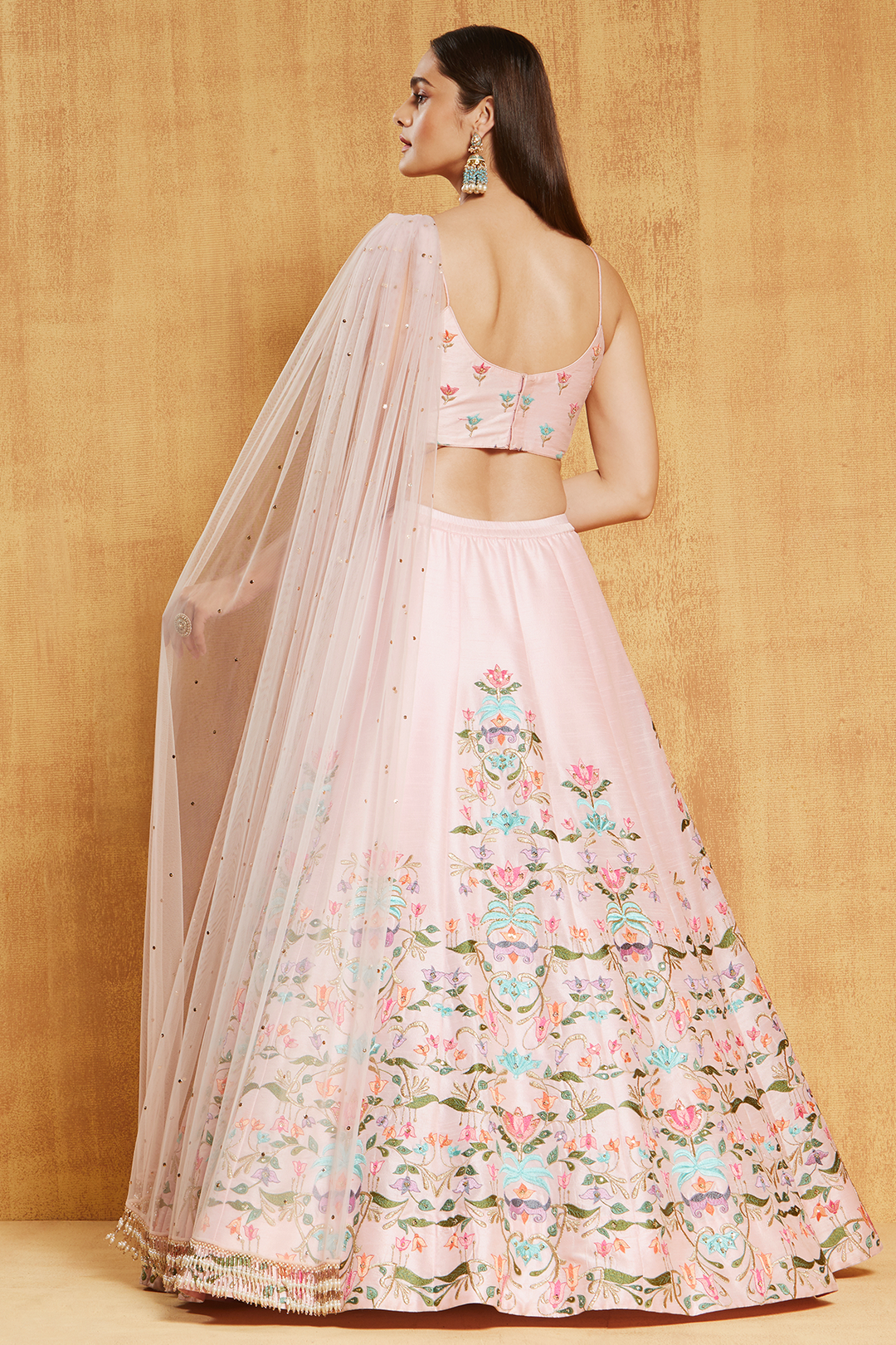Urmi Daga in Tulip pink