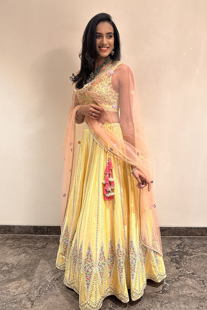 PV Sindhu In Sunflower