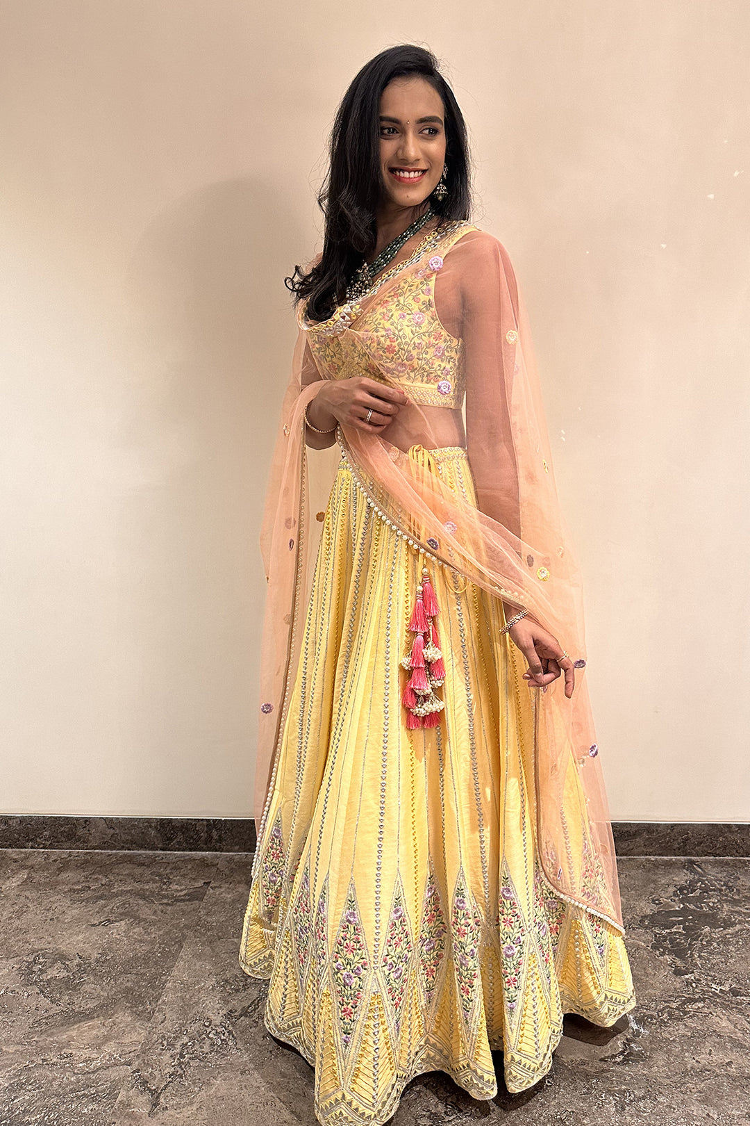 PV Sindhu In Sunflower