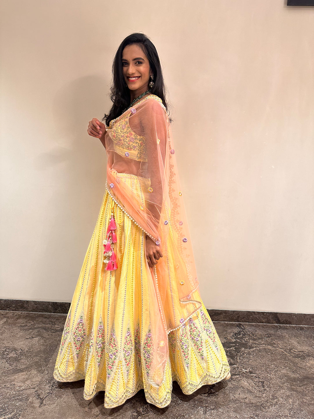 PV Sindhu In Sunflower