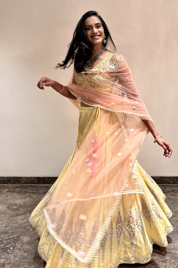 PV Sindhu In Sunflower
