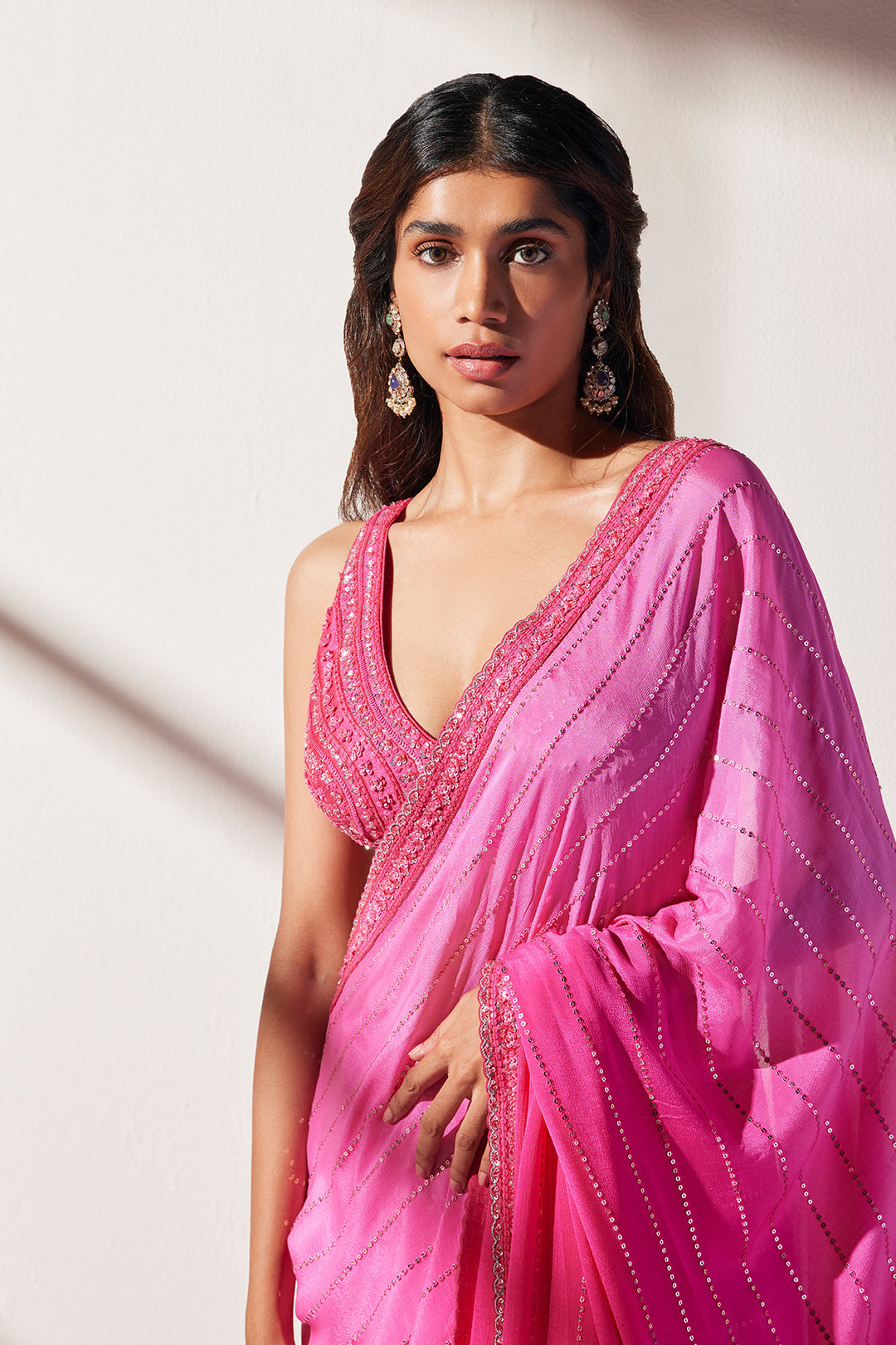 Pink Ivy Saree